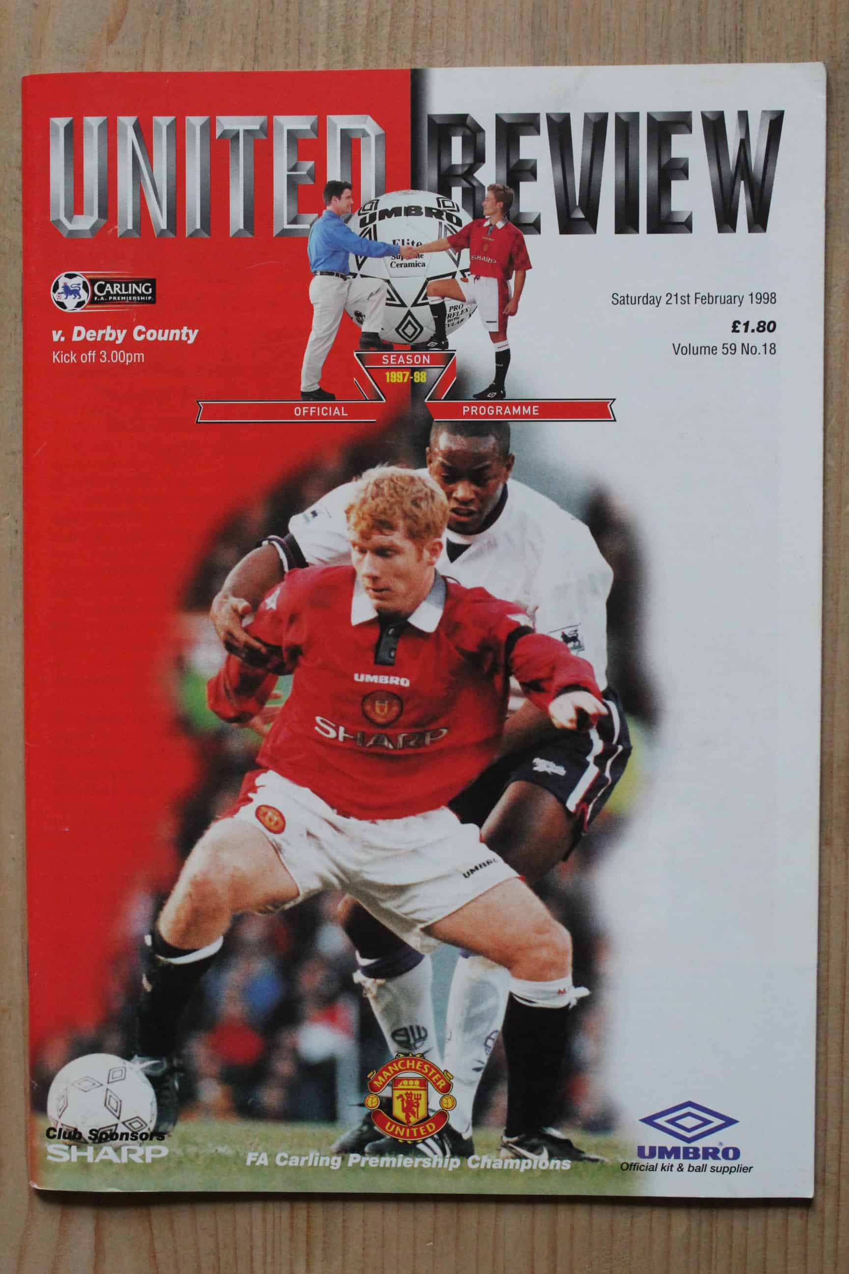 Manchester United FC v Derby County FC